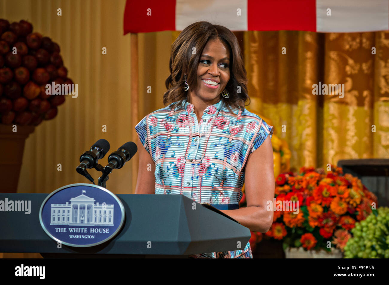 US First Lady First Lady Michelle Obama announces the winners of the ...