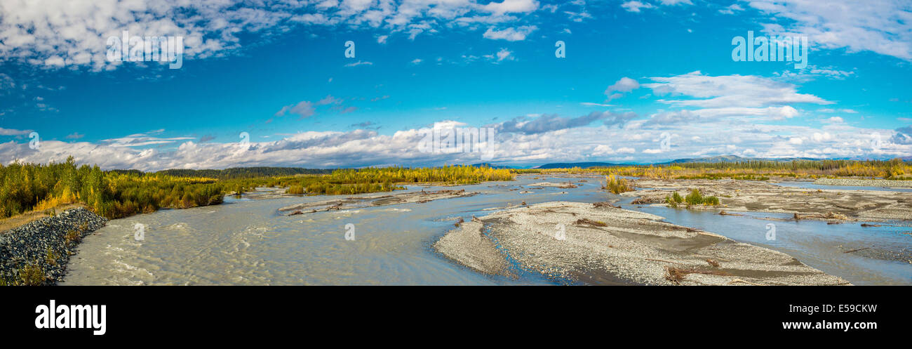 Chistochina river, Alaska, USA Stock Photo
