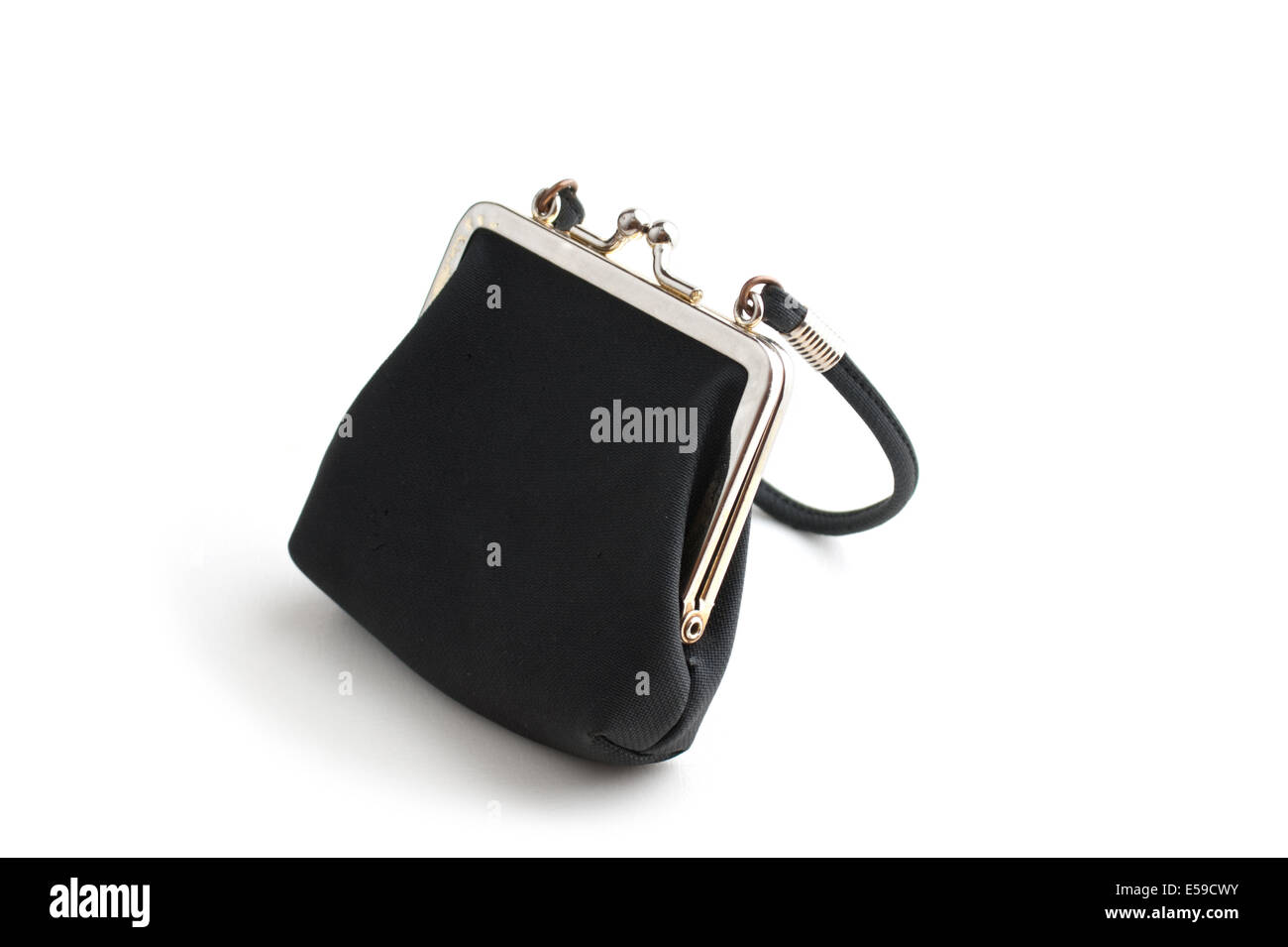 purse classically isolated on a white background Stock Photo - Alamy