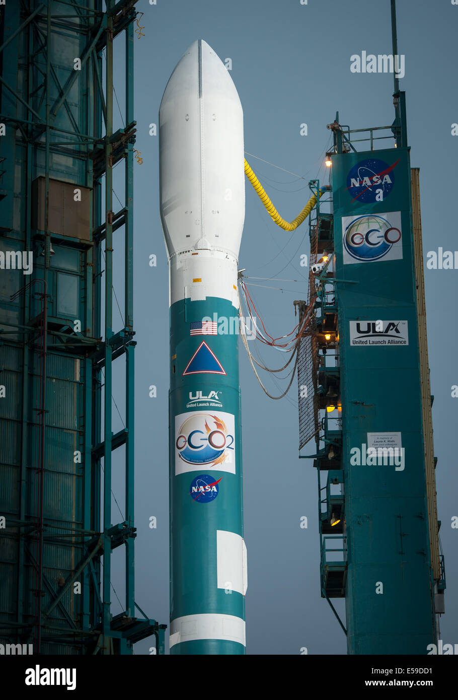 The United Launch Alliance Delta Ii Rocket With The Orbiting Carbon