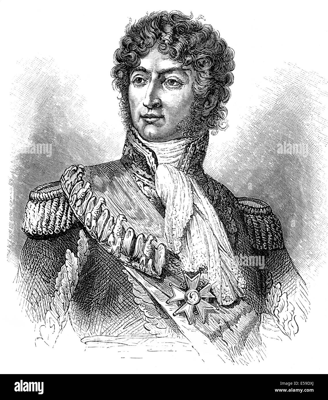 Joachim-Napoléon Murat, 1767 - 1815, Marshal of France, King of Naples, Stock Photo