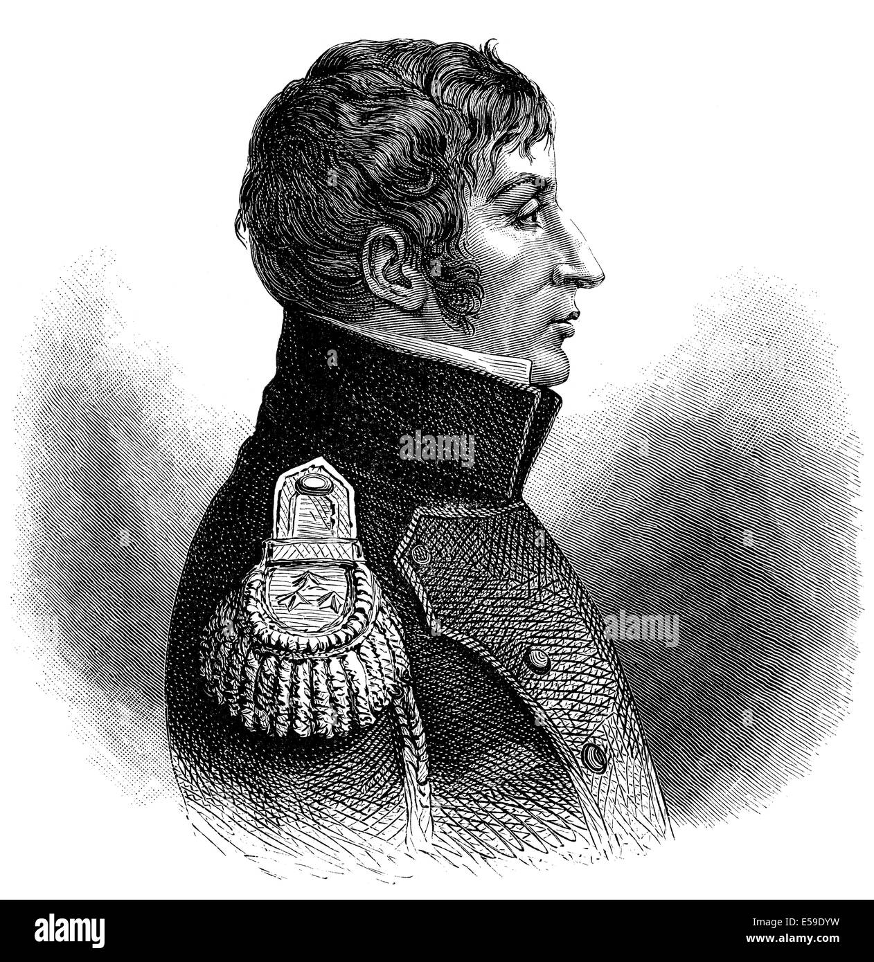 Louis Napoléon Bonaparte or Lodewijk Napoleon, 1778 - 1846, King of Holland, Stock Photo