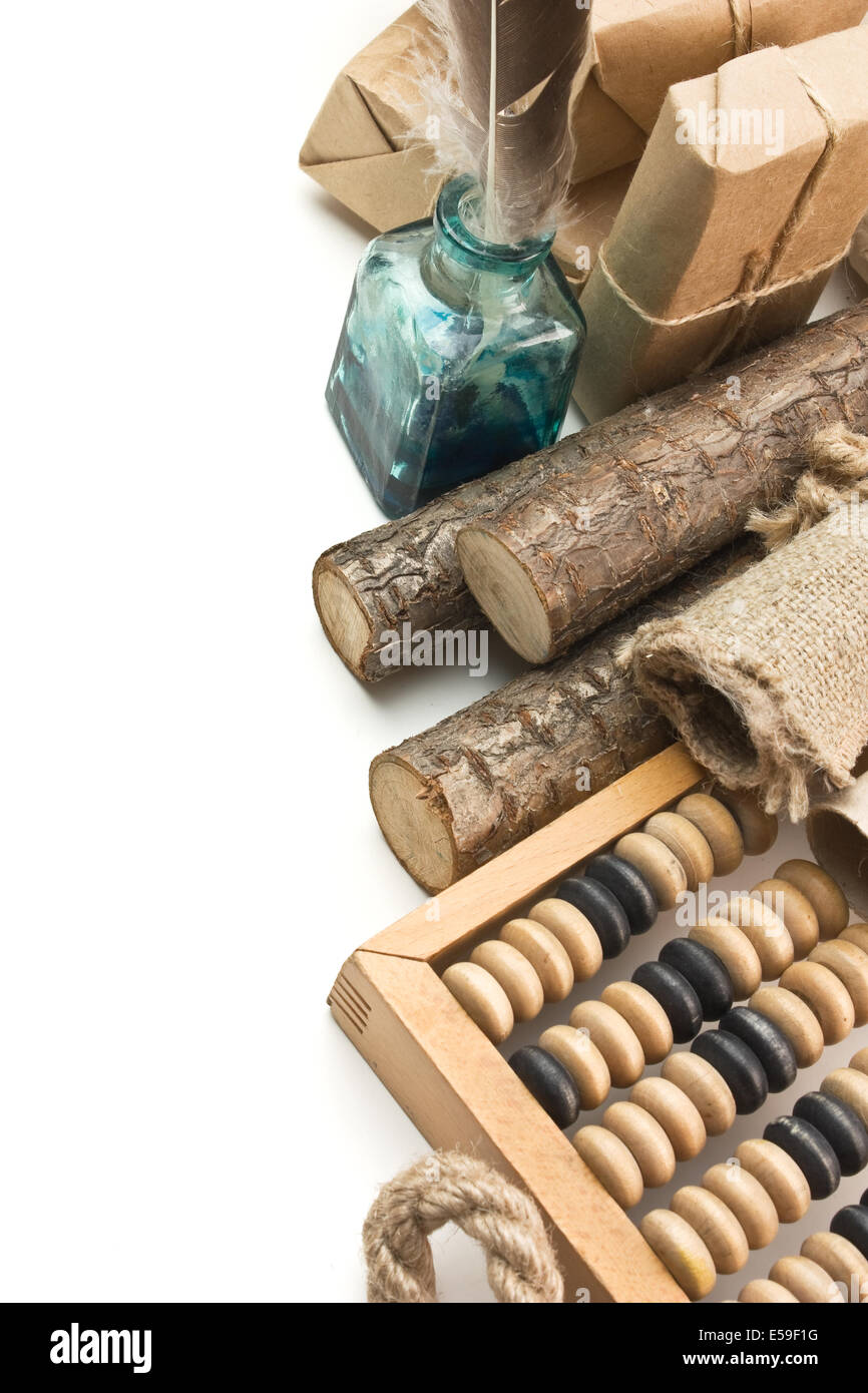 miscellaneous object in cargo office isolated on a white background ...