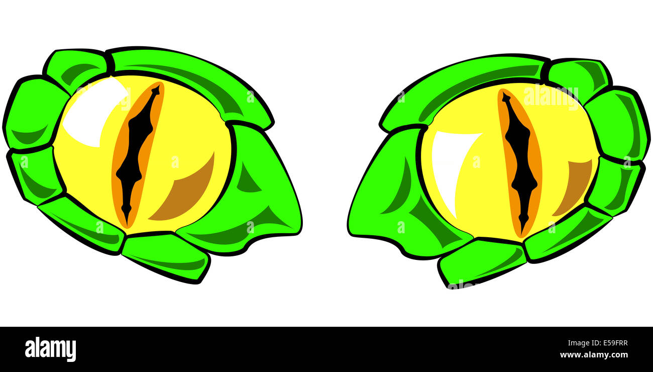 snake eyes vector illustration in color Stock Photo Alamy