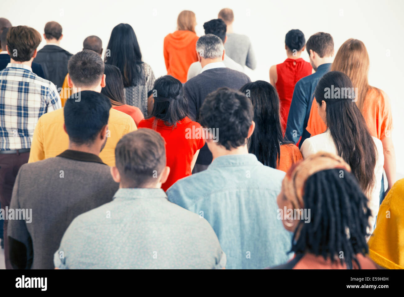 High angle people walking hi-res stock photography and images - Alamy