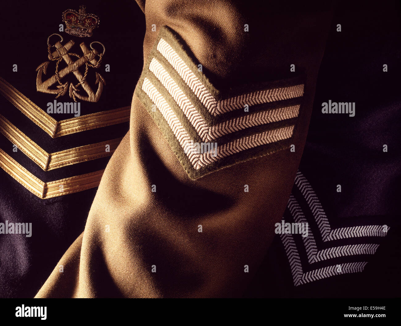 british-army-airforce-and-navy-uniform-sleeves-with-sergeant-stripes