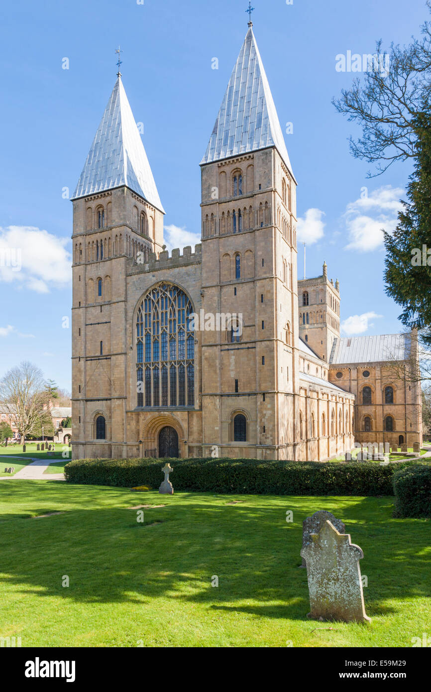 Southwell Minster, Cathedral Church of Nottinghamshire, Southwell, Nottinghamshire, England, UK Stock Photo