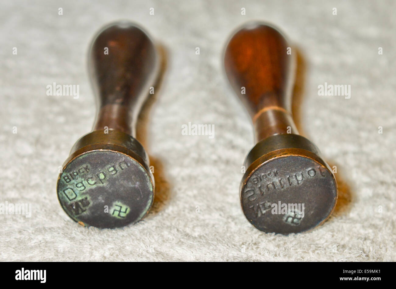 Picture ByJules Annan Picture ShowsOfficial Nazi death camp stamps