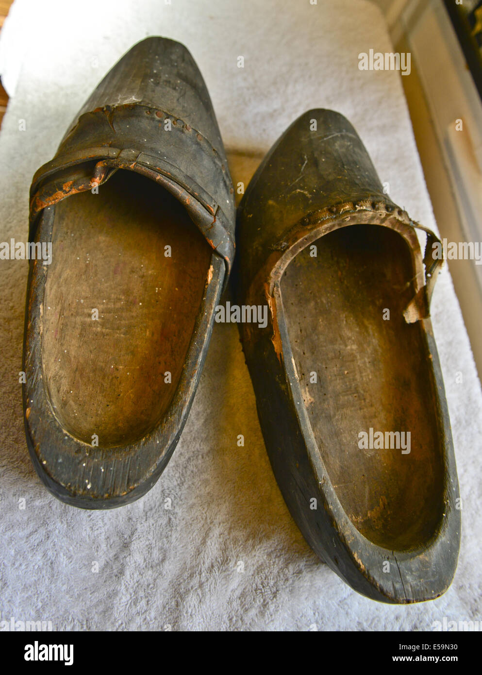 Inmate Clogs Shoes Auschwitz Stock Photos & Shoes Auschwitz Stock Images - Alamy