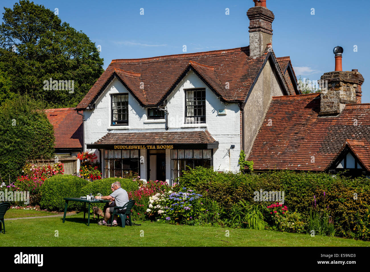 Duddleswell Tea Rooms, Sussex, England Stock Photo Alamy