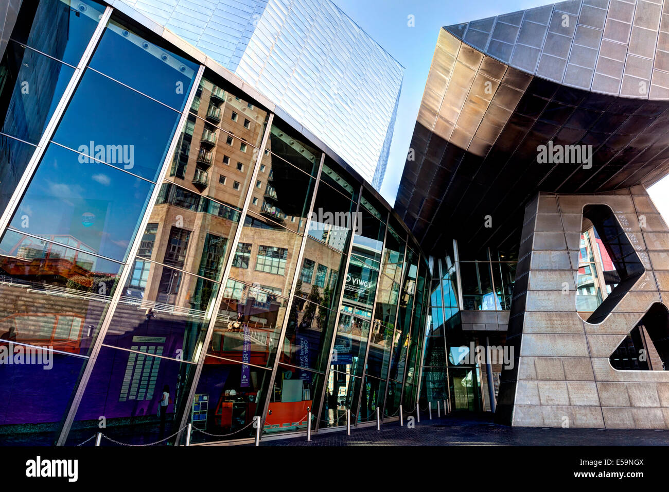 The Lowry, Salford Quays, Manchester, England Stock Photo