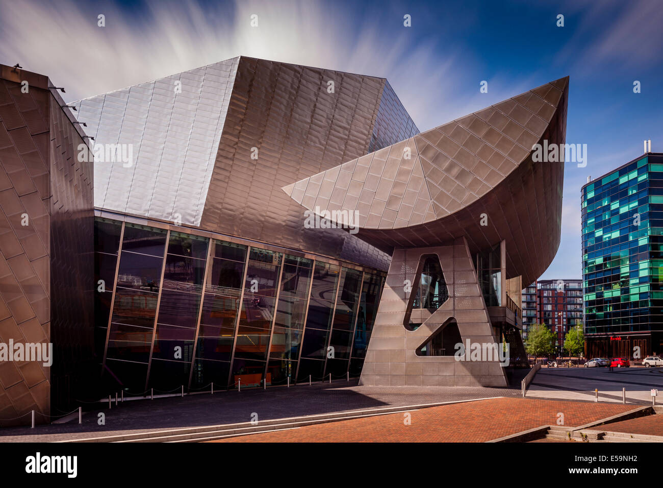 The Lowry, Salford Quays, Manchester, England Stock Photo
