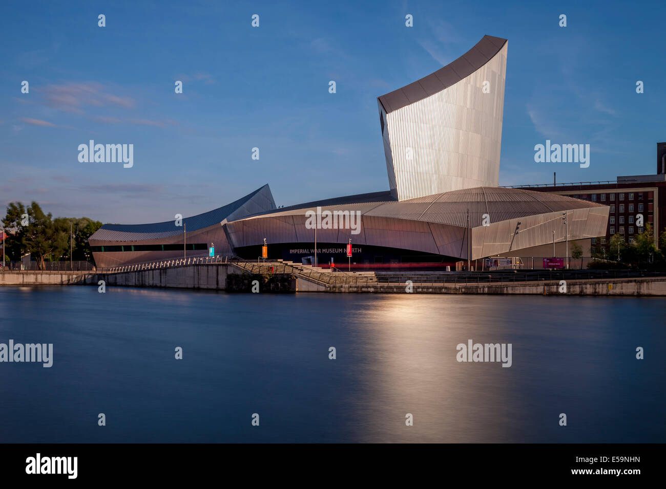 The Imperial War Museum North, Salford Quays, Manchester, England Stock Photo