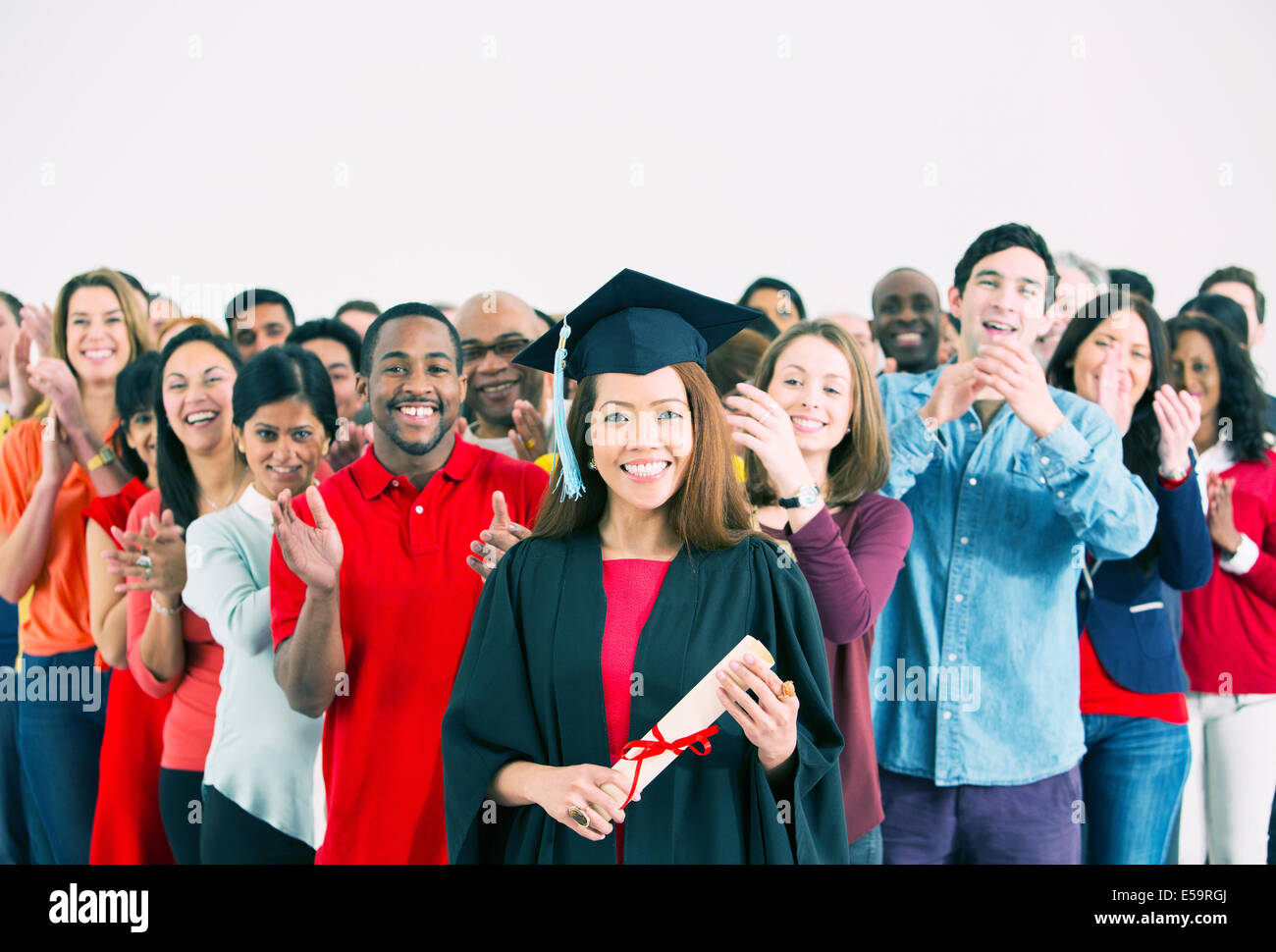 Happy Crowd High Resolution Stock Photography and Images - Alamy