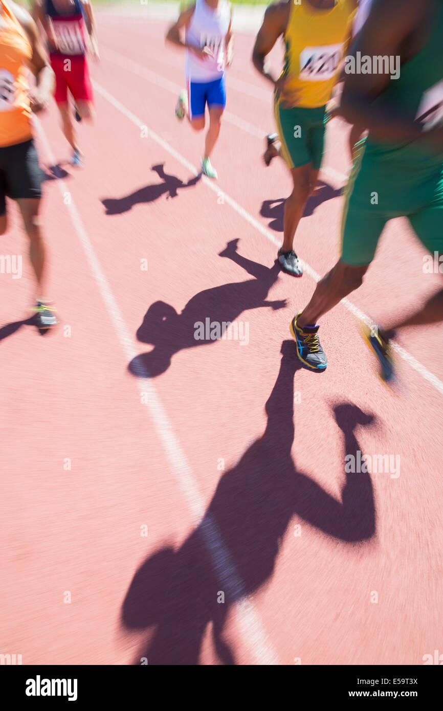 Accelerating runners hi-res stock photography and images - Alamy