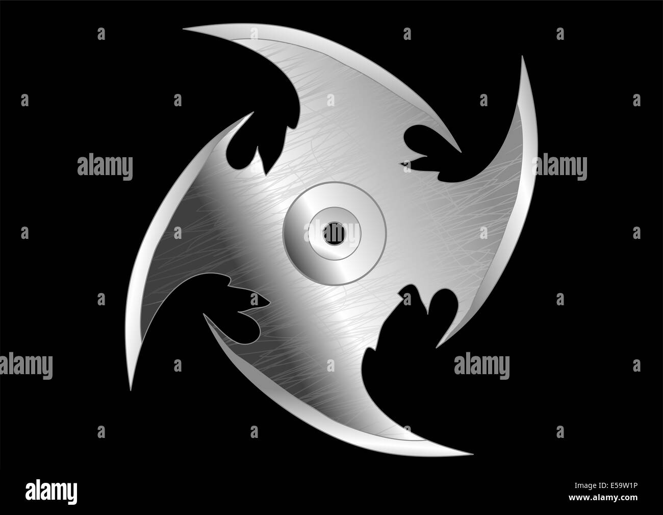 shuriken (throwing) knife Stock Photo Alamy