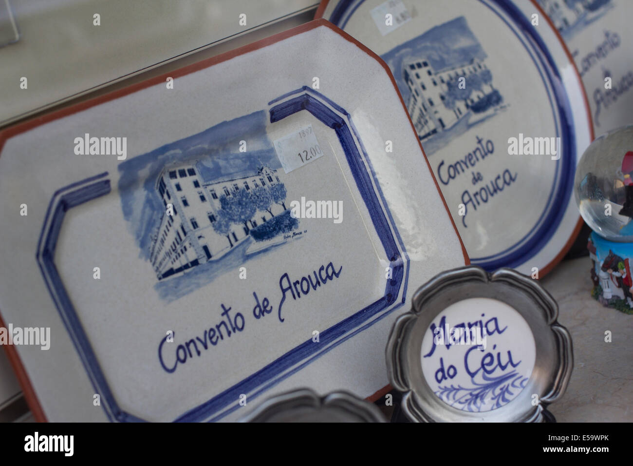 Typical, ceramic, gifts, regards, Arouca, Portugal, Europe Stock Photo
