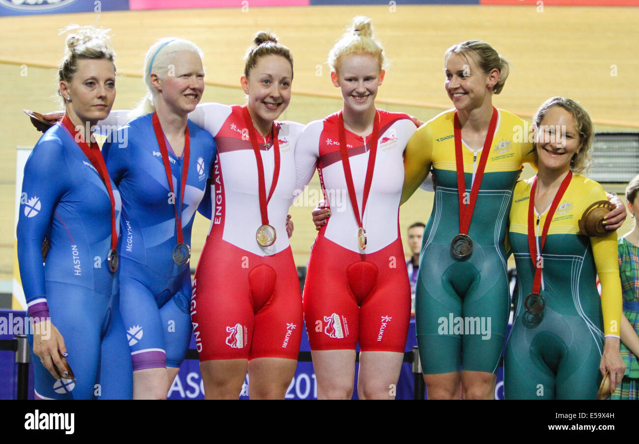 Glasgow, Scotland. 24th July, 2014. Glasgow Commonwealth Games from the