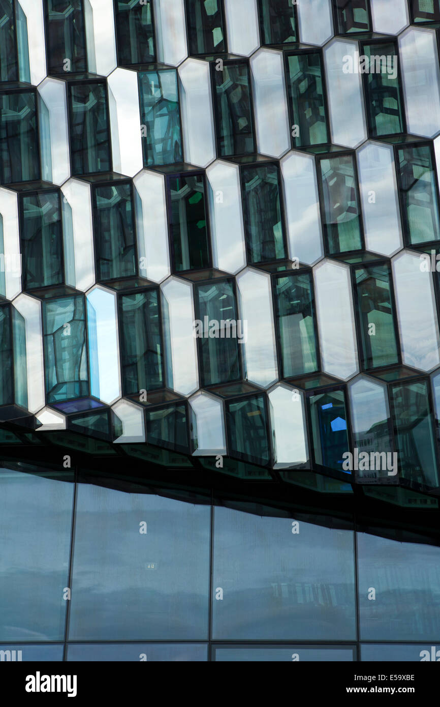 Harpa Concert Hall and Conference Centre - Reykjavik, Iceland Stock Photo