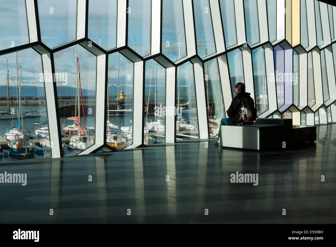 Harpa Concert Hall and Conference Centre - Reykjavik, Iceland Stock Photo