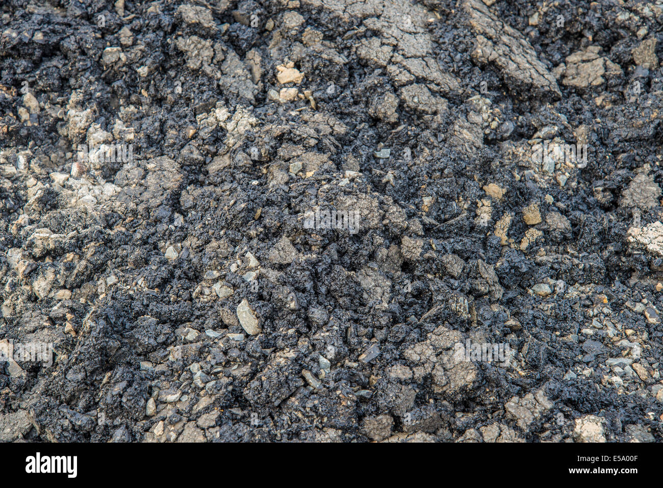 Asphalt on the road in Construction Division. Stock Photo