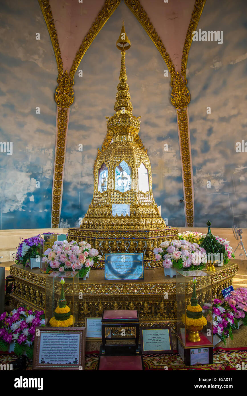 Buddha relics in the temple of Thailand Stock Photo Alamy