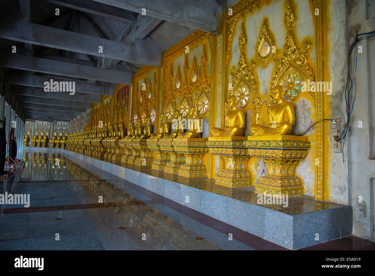 Buddha statue in the temple of Thailand Stock Photo - Alamy