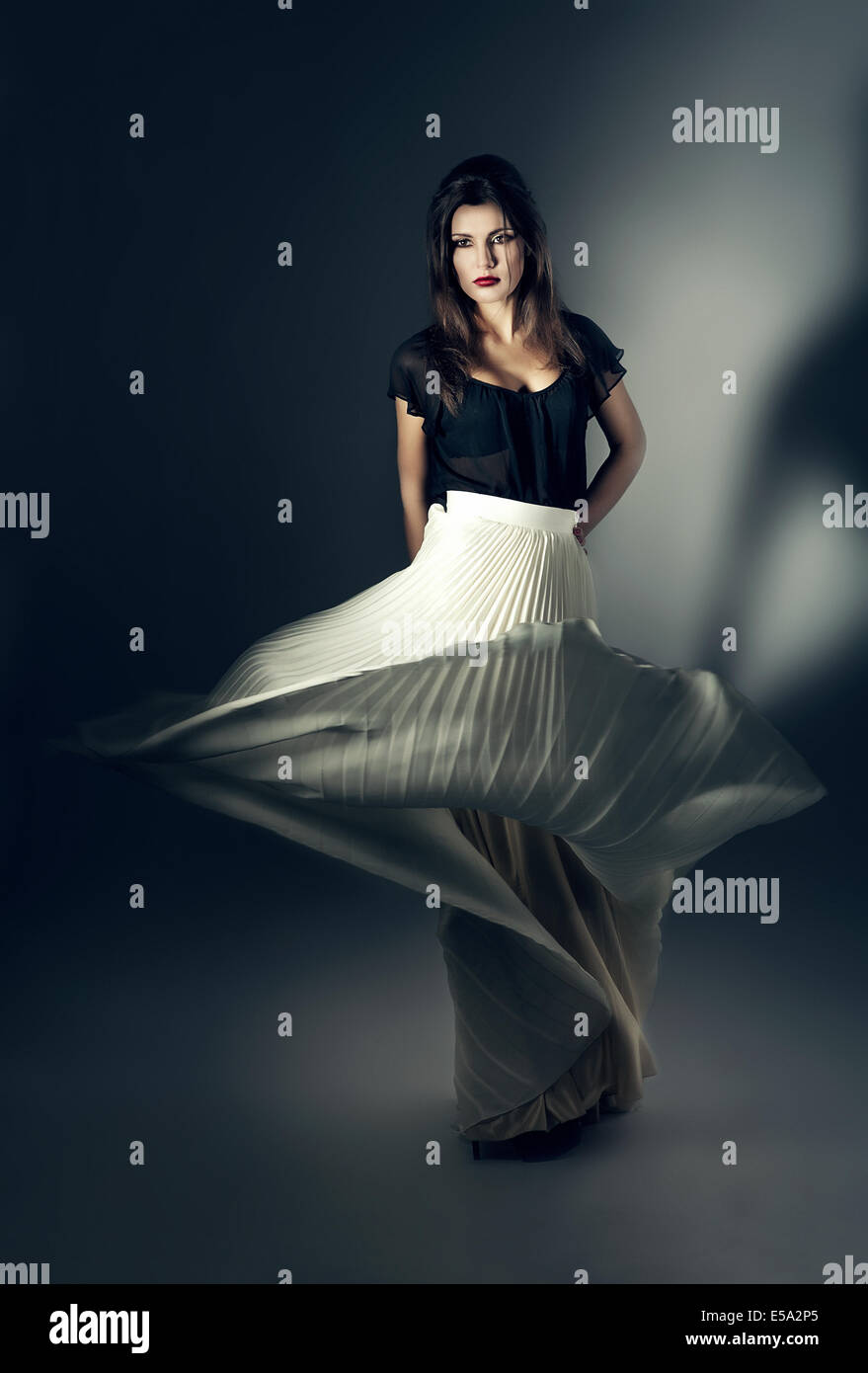 Flying skirt hi-res stock photography and images - Alamy