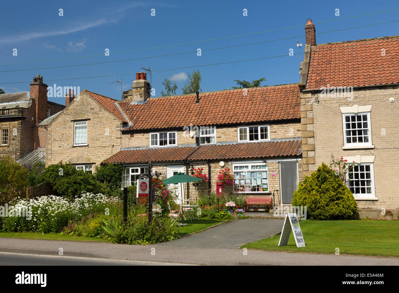 Middleton Post Office near Pickering in North Yorkshire. Stock Photo