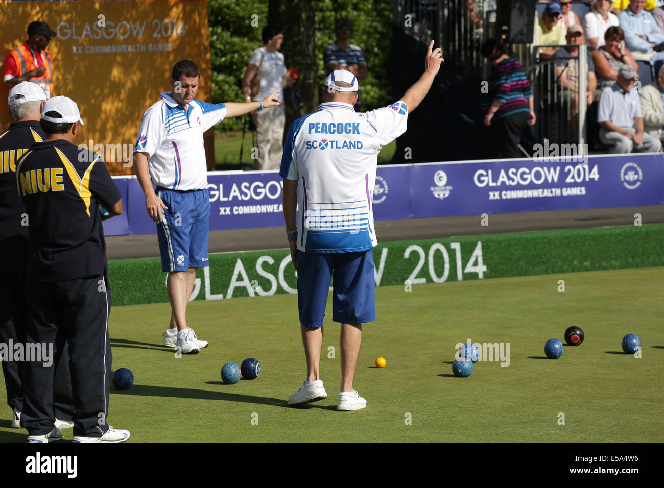Kelvingrove Lawn Bowls Centre, Glasgow, Scotland, UK, Friday, 25th July