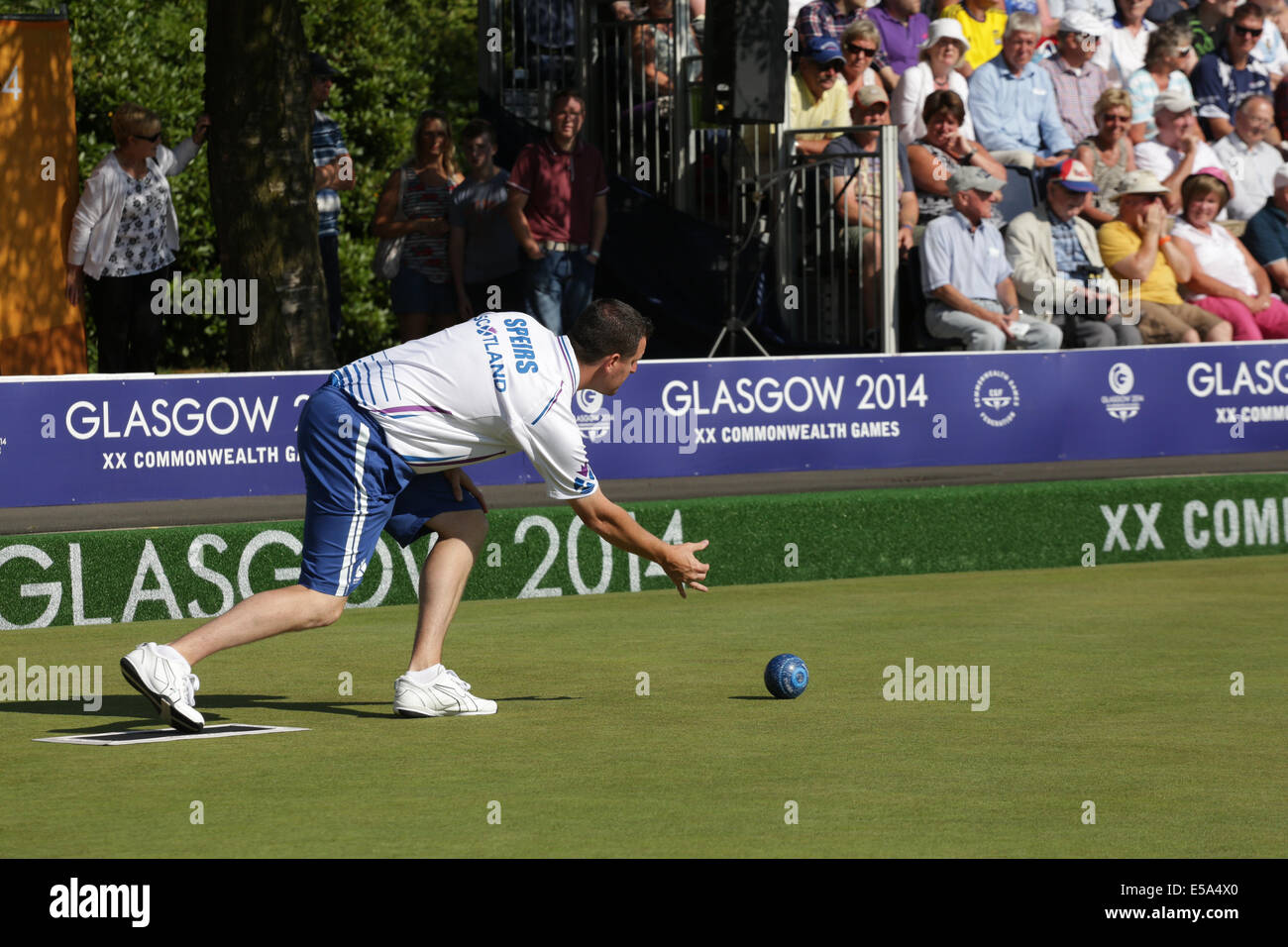 Kelvingrove Lawn Bowls Centre, Glasgow, Scotland, UK, Friday, 25th July
