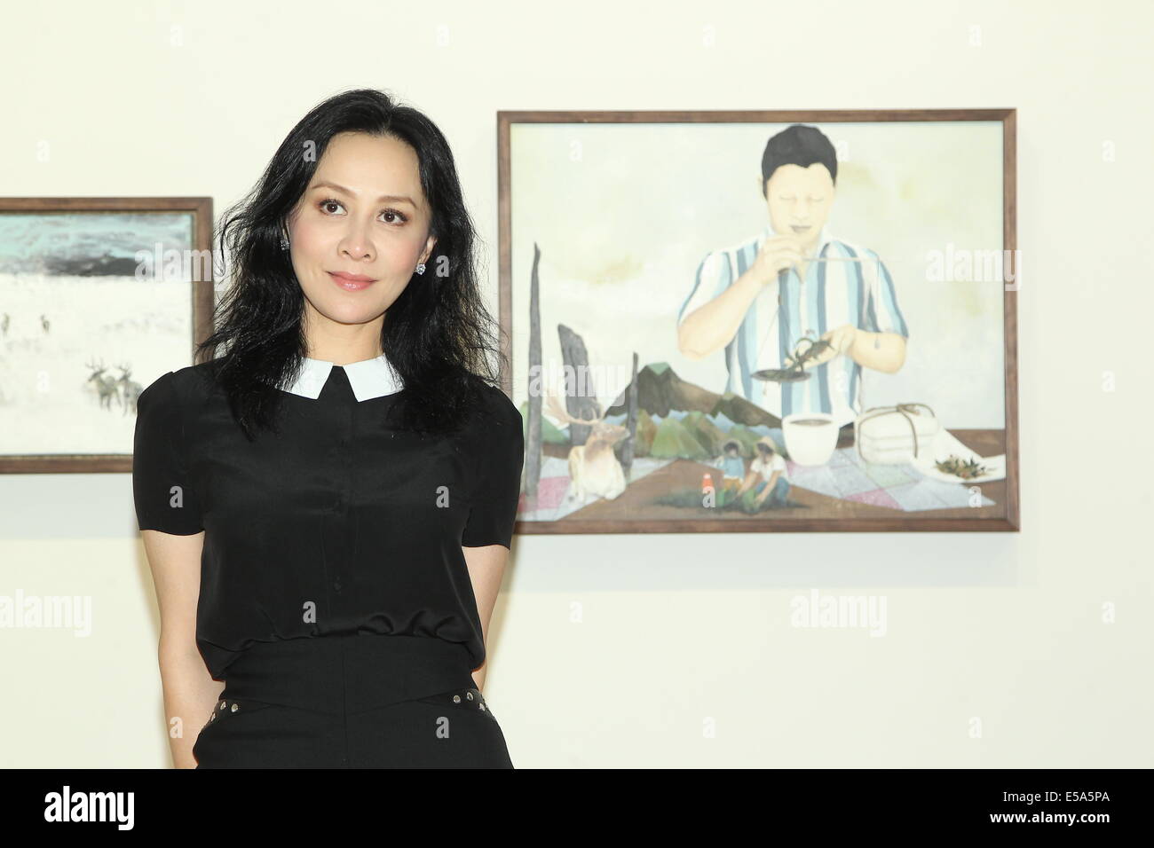 Hong Kong China 24th July 2014 Actress Carina Lau Attends