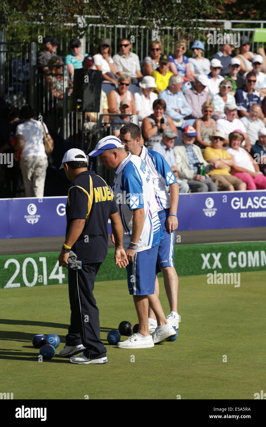 Kelvingrove Lawn Bowls Centre, Glasgow, Scotland, UK, Friday, 25th July
