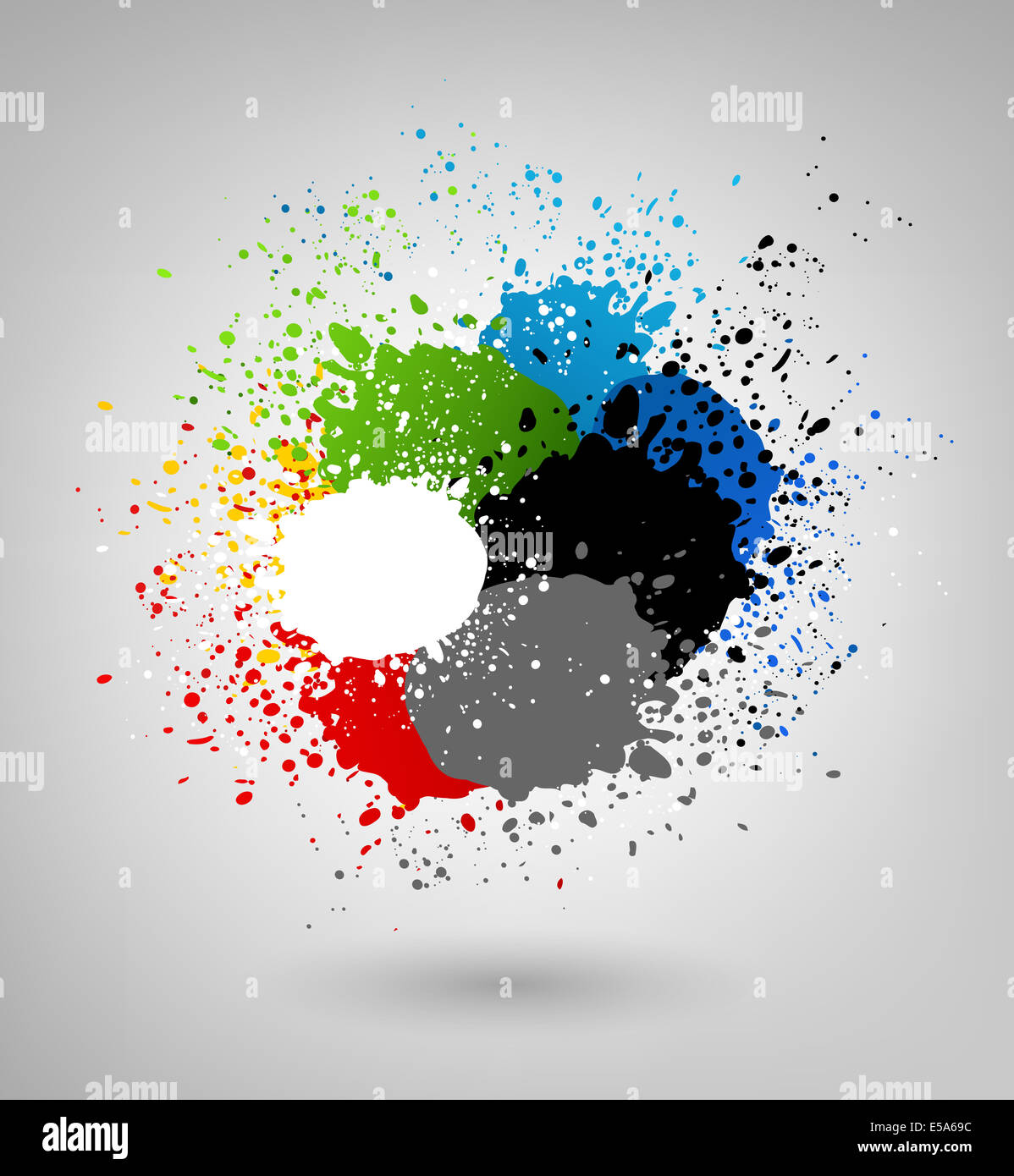 Abstract paints splashes hi-res stock photography and images - Alamy