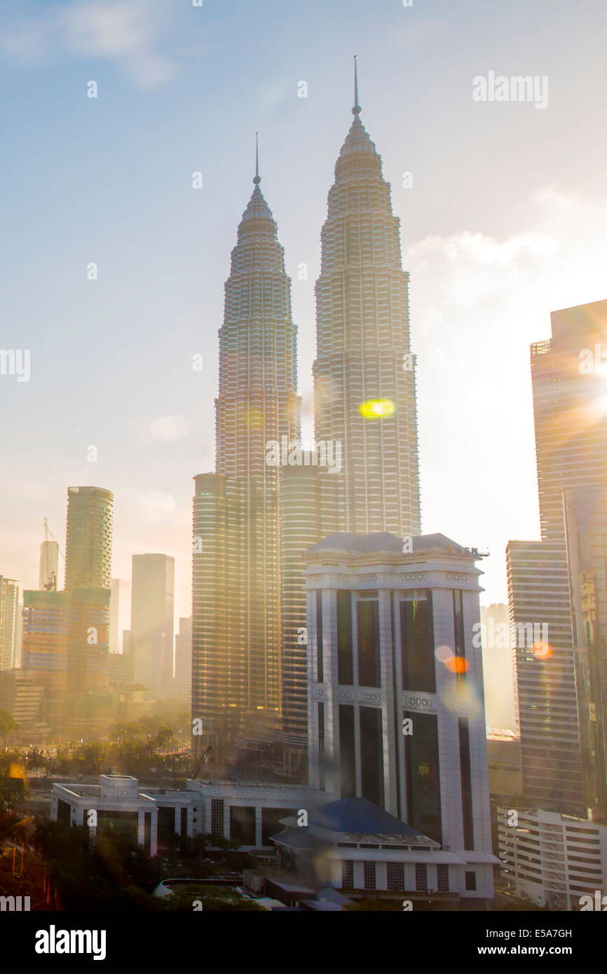 View of city skyline, Kuala Lumpur, Malaysia Stock Photo Alamy