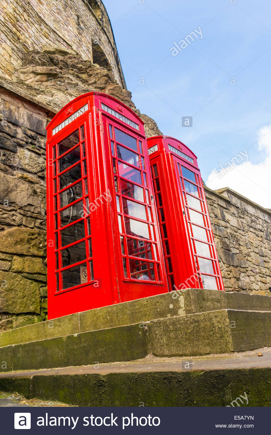 Edinburgh Telephone Boxes High Resolution Stock Photography and Images ...