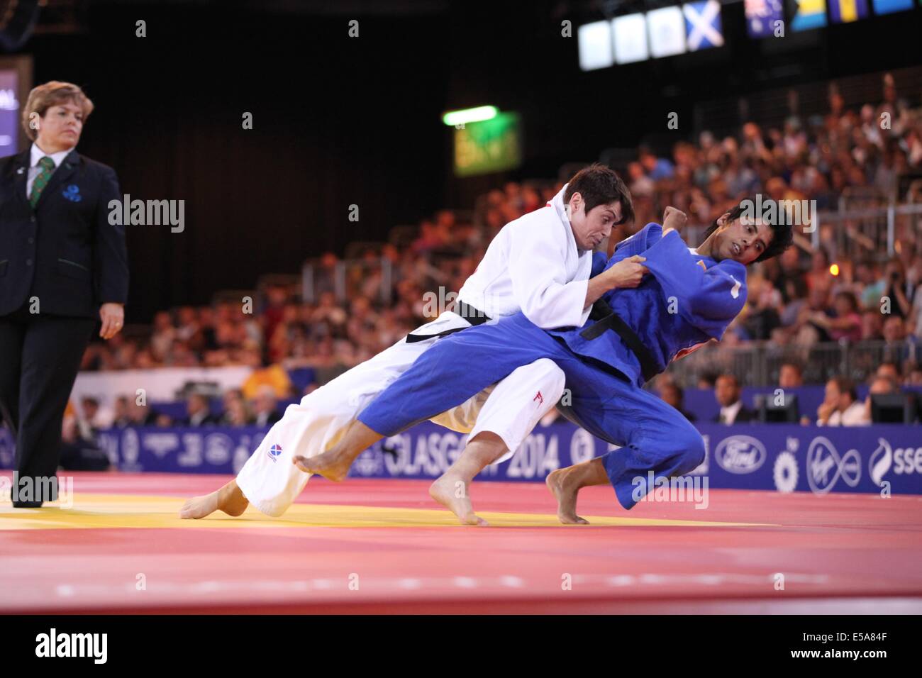 Glasgow, Scotland, UK. 25th July 2014. Commonwealth Games day 2, Judo