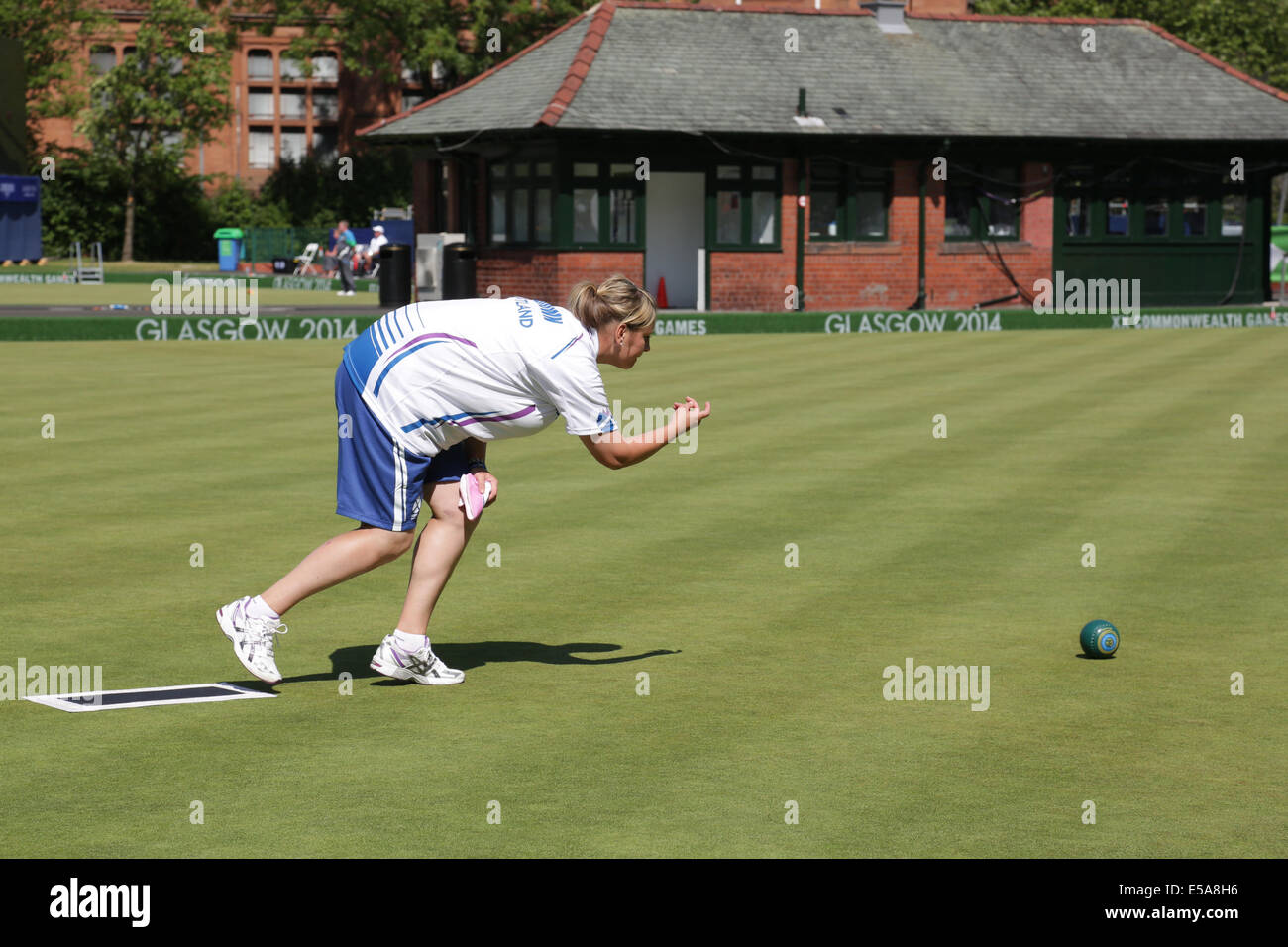 Kelvingrove Lawn Bowls Centre, Glasgow, Scotland, UK, Friday, 25th July