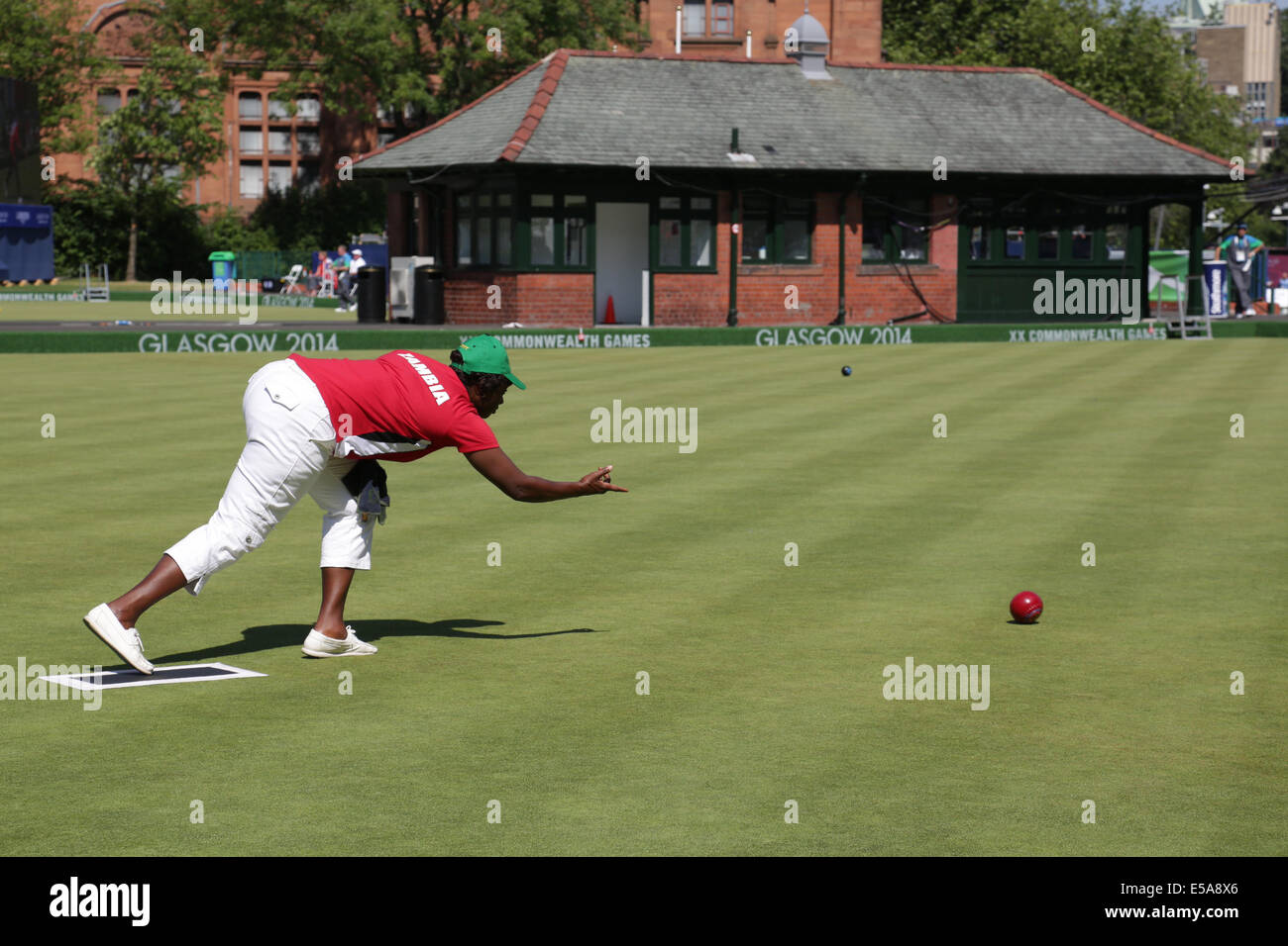 Kelvingrove Lawn Bowls Centre, Glasgow, Scotland, UK, Friday, 25th July