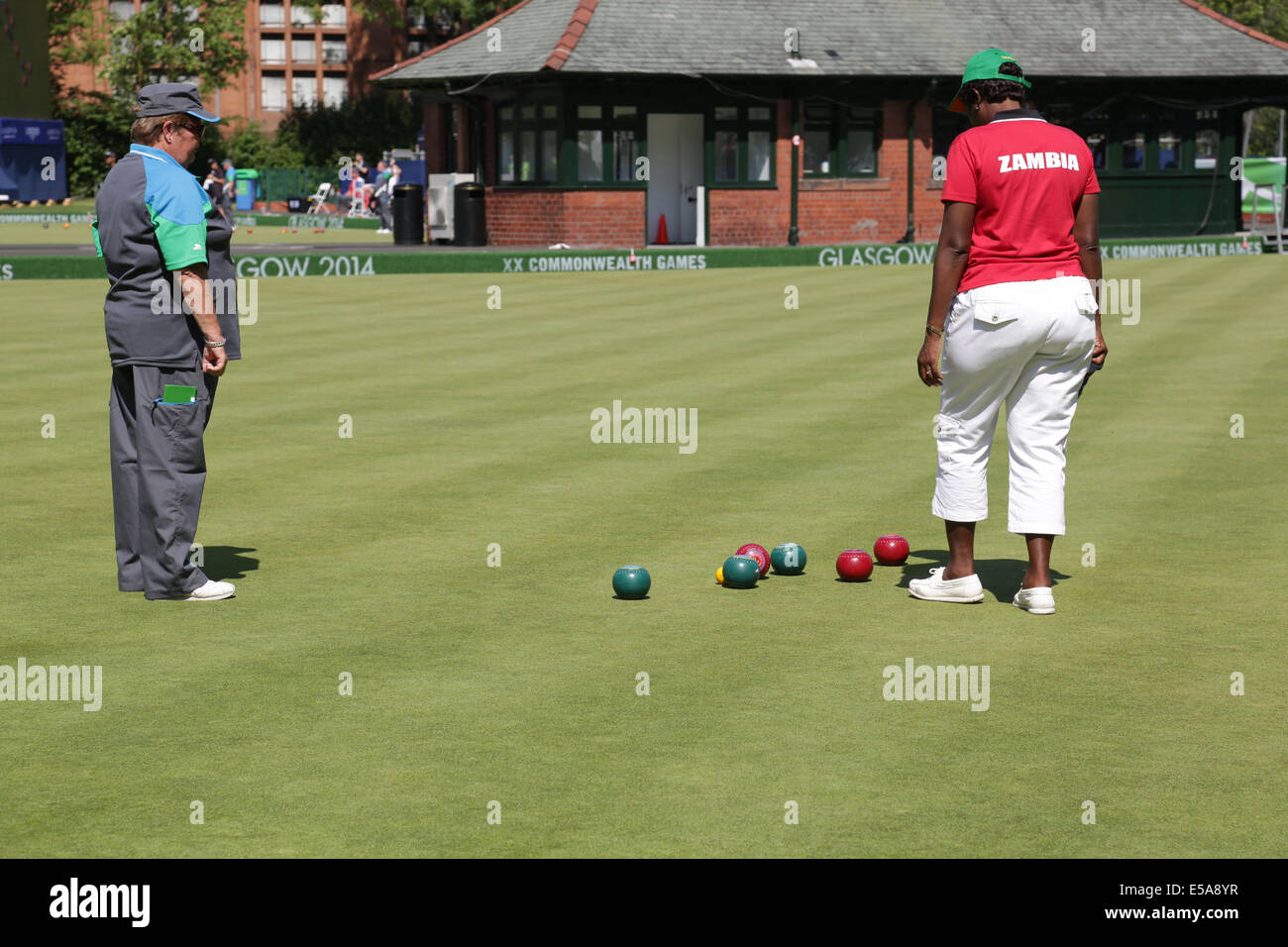 Kelvingrove Lawn Bowls Centre, Glasgow, Scotland, UK, Friday, 25th July