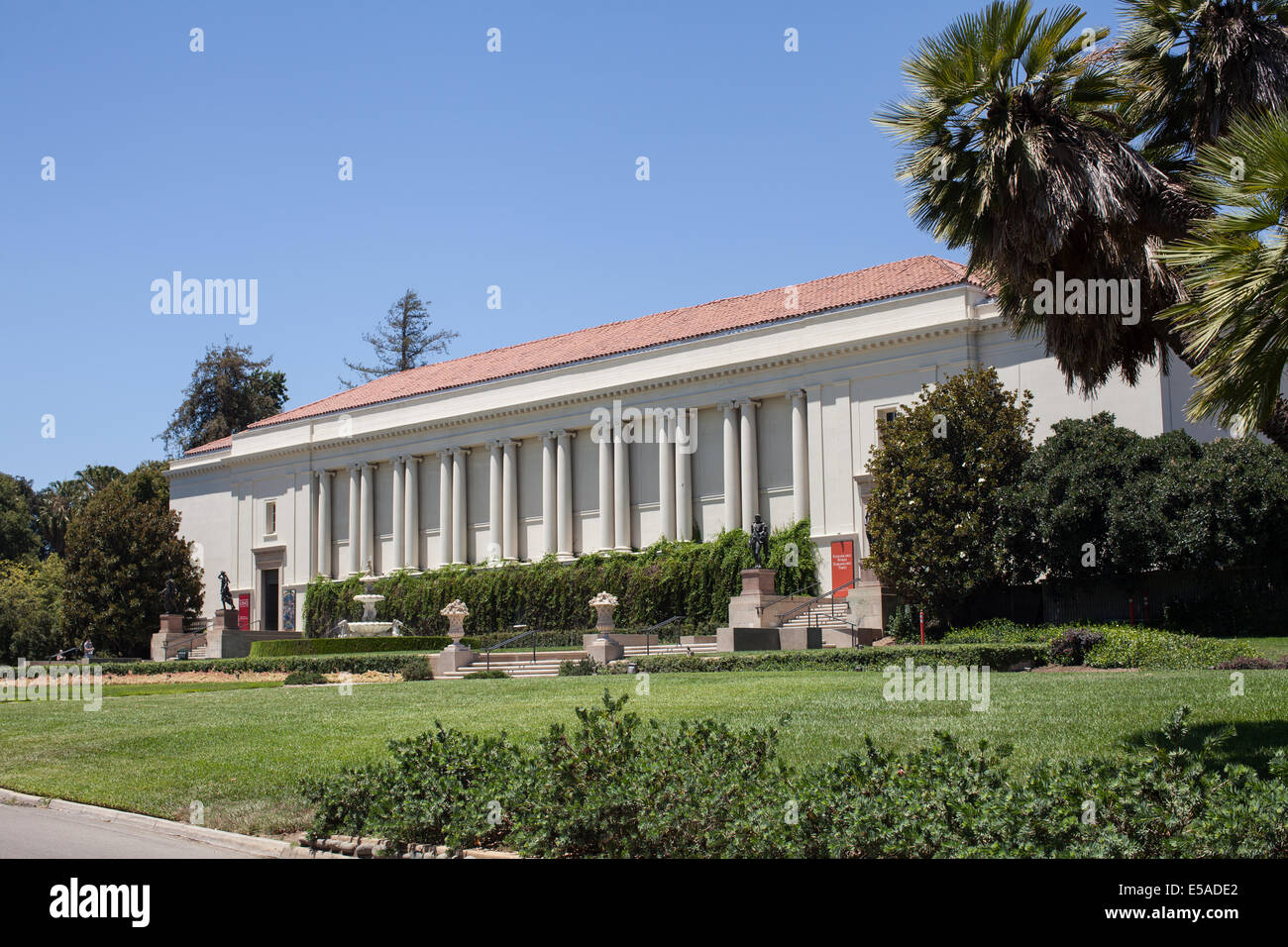 Views of the Huntington Library including the grounds and Japanese Gardens. Stock Photo