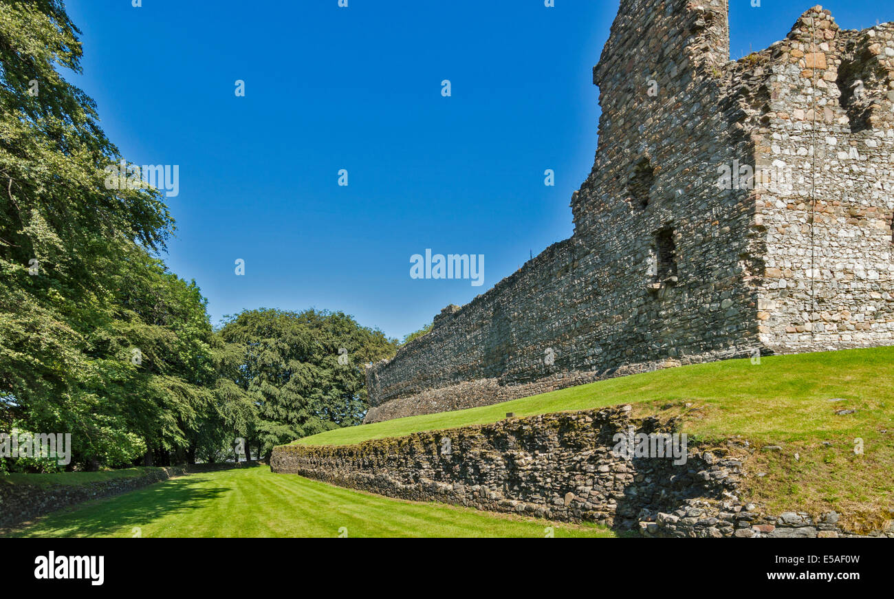 Curtain Wall Castle Scotland Stock Photos Curtain Wall Castle