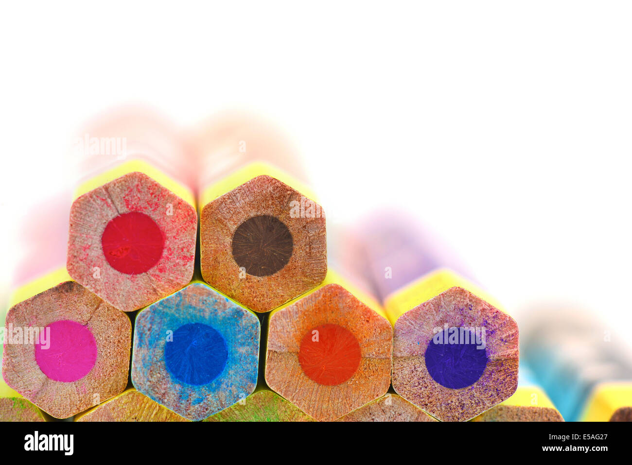 Pink colored pencils hires stock photography and images Alamy