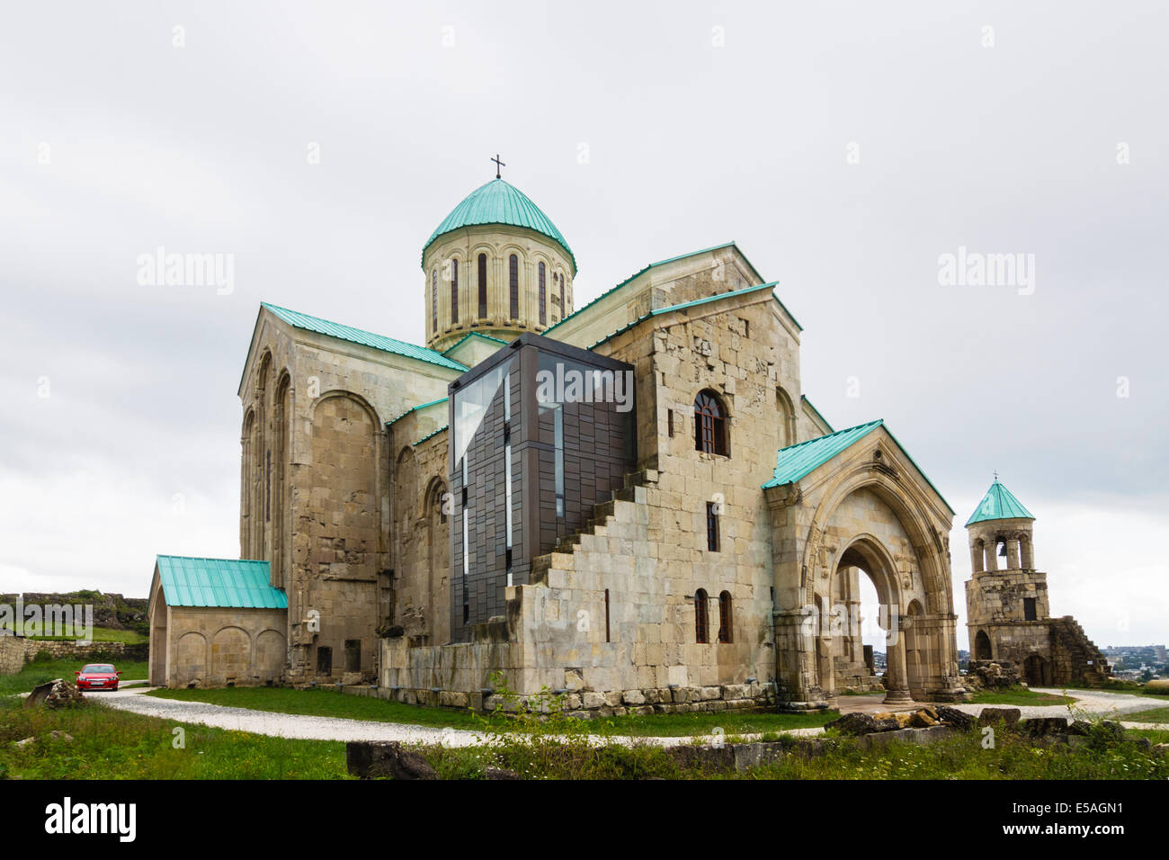 Rebuilt Bagrati Cathedral, Kutaisi, Georgia Stock Photo