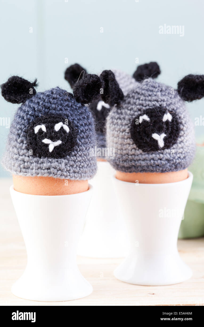 Easter egg sheep decorations vertical picture Stock Photo Alamy