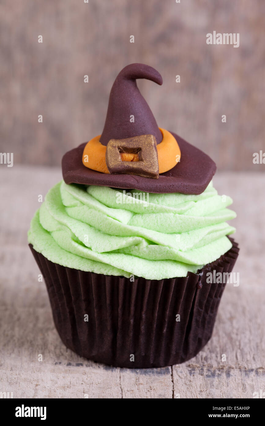 wicked which cupcake for Halloween Stock Photo