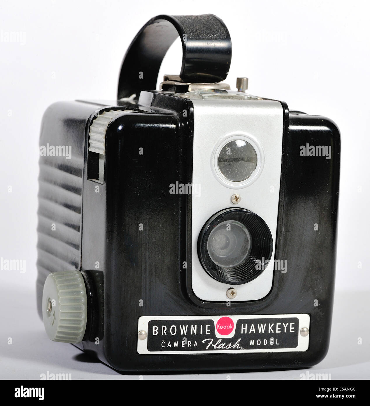A vintage film camera. Stock Photo