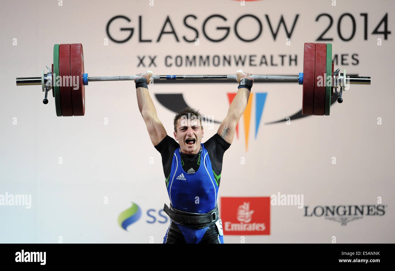 DIMITRIS MINASIDIS CYPRUS SECC GLASGOW SCOTLAND 25 July 2014 Stock