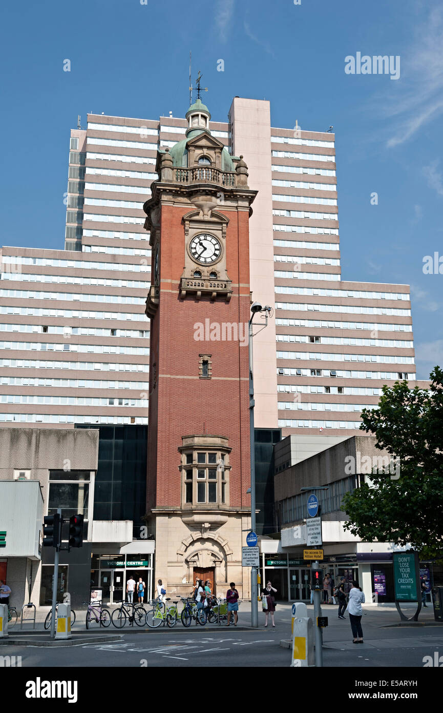 Clock tower nottingham victoria center hires stock photography and images Alamy
