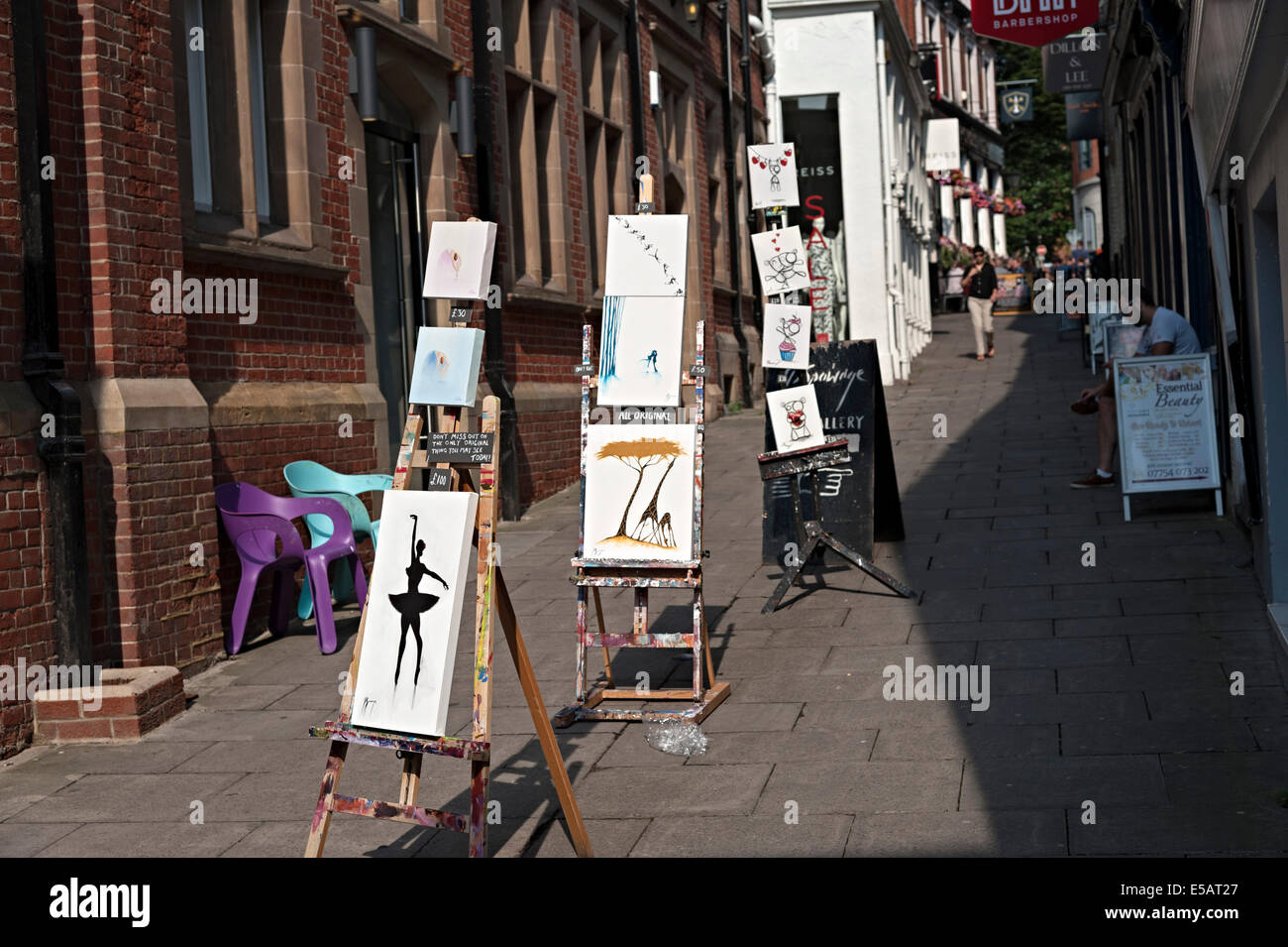 P Spowage Art Gallery nottingham painting sale and display in the